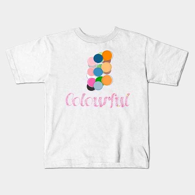 Colourful Kids T-Shirt by Byreem